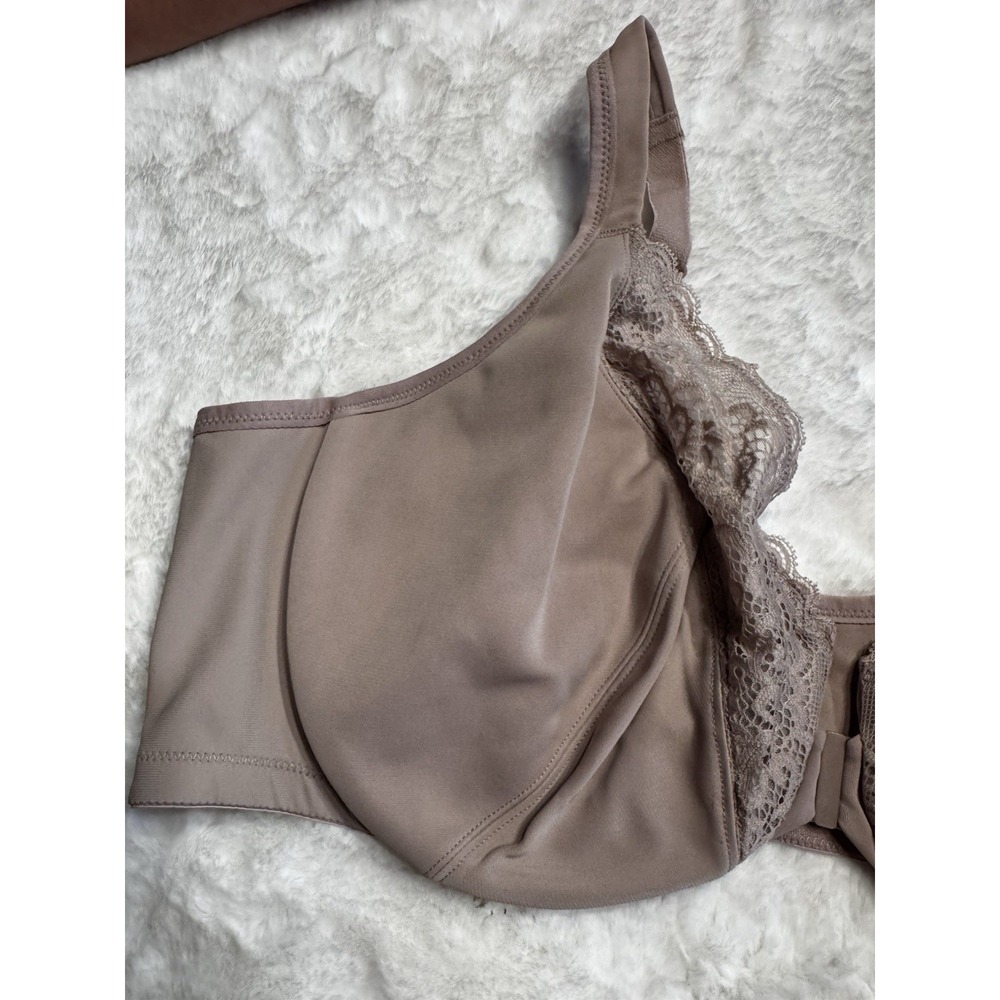 New Playtex 4423 Secrets Bra Dreamwire Front Close Anchorstrap Beige Nude 48D - Picture 2 of 11